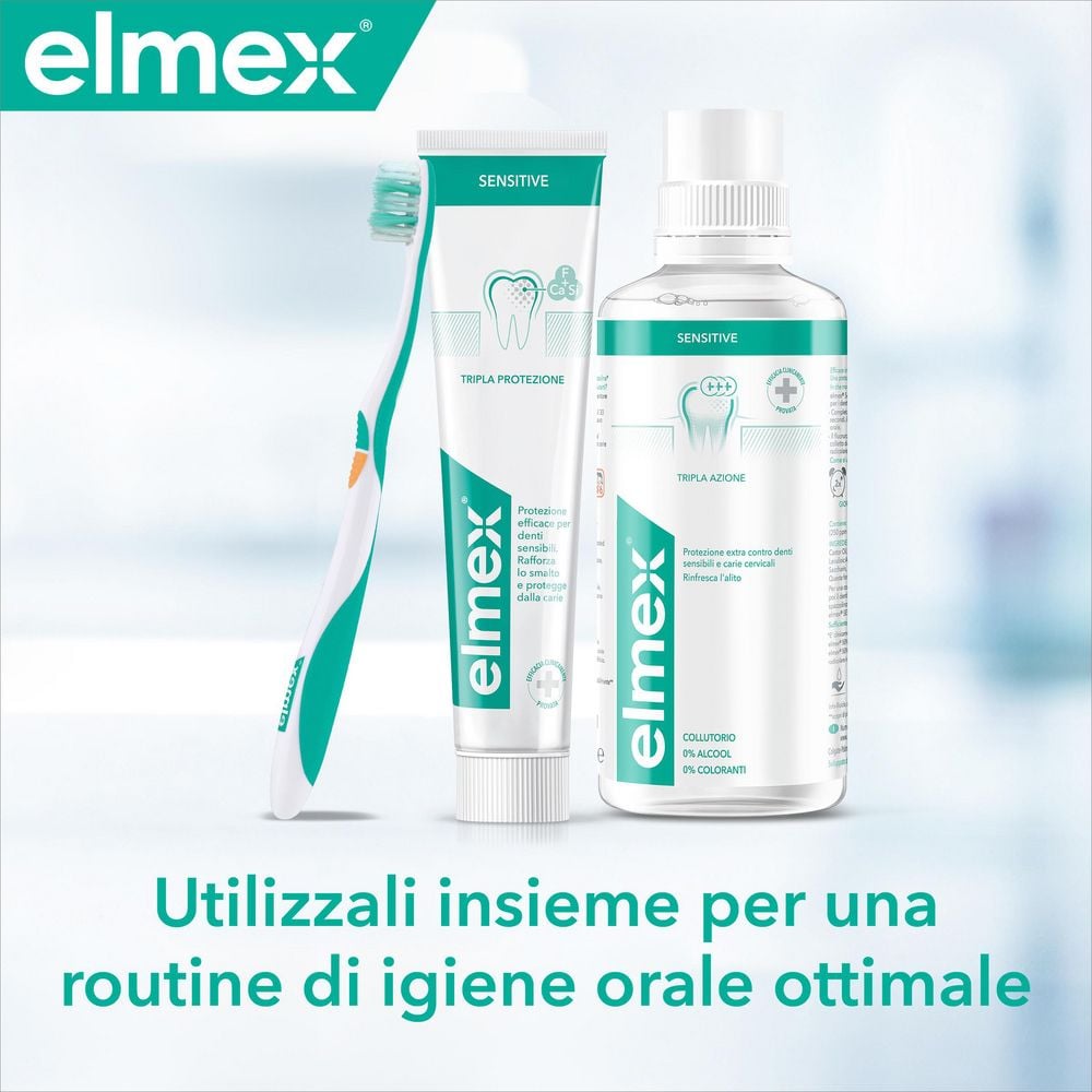 elmex dentifricio Sensitive tripla protezione denti sensibili 75 ml