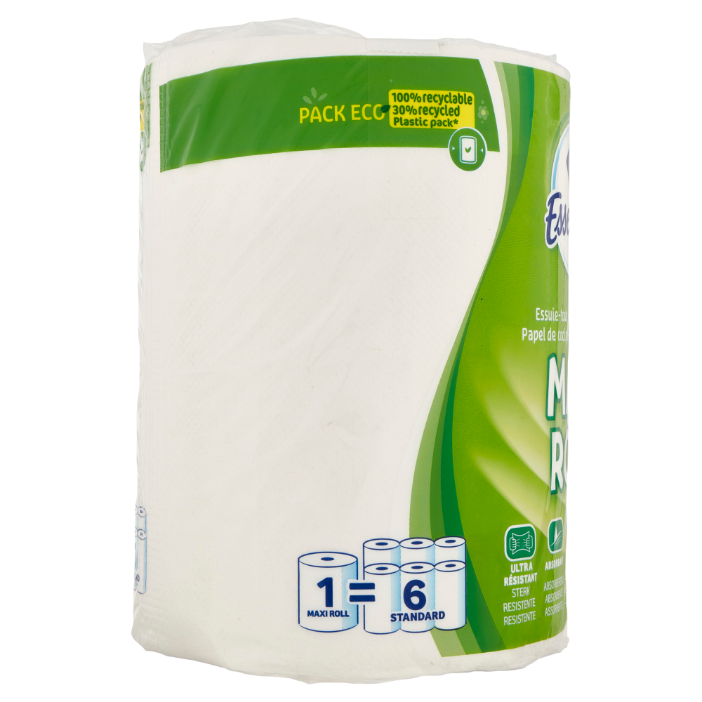 Carrefour Essential Asciugatutto Maxi Roll 2 veli 1 pz