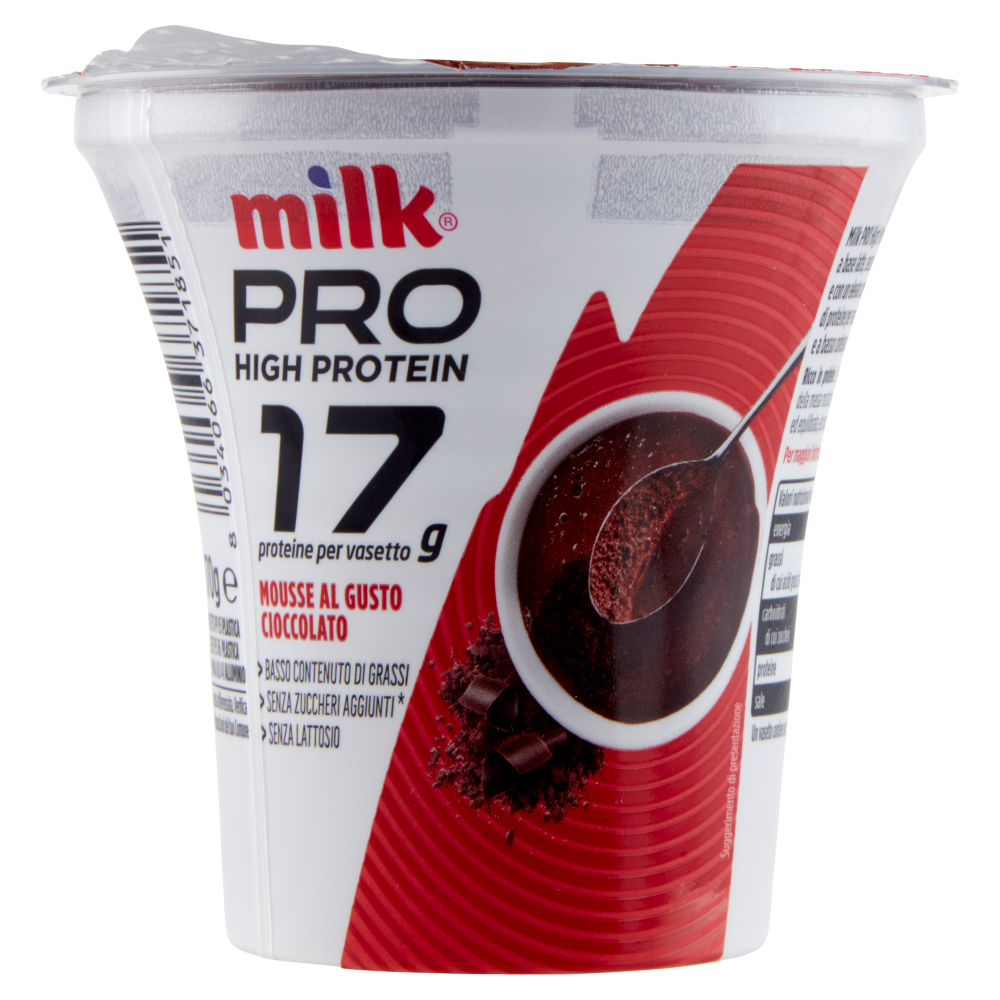 Milk Pro High Protein 17g Mousse al Gusto Cioccolato 170 g
