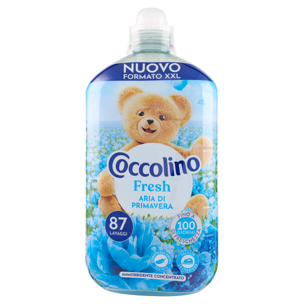 Coccolino Ammorbidente Concentrato Fresh Aria di Primavera 87 Lavaggi 1827 ml