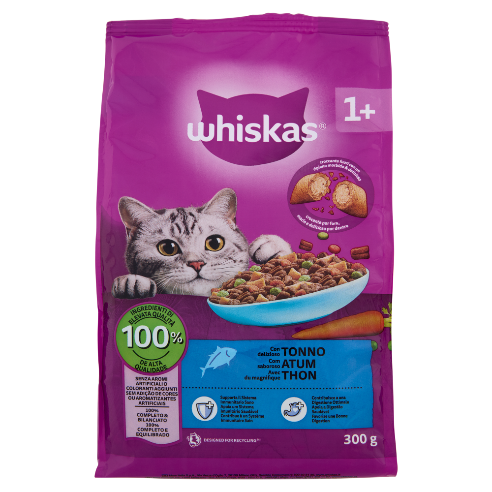 Whiskas Crocchette con delizioso Tonno 300g