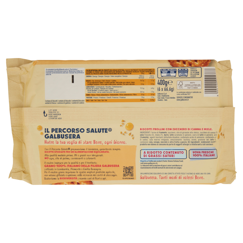 Galbusera Thé Froll 6 x 66,6 g