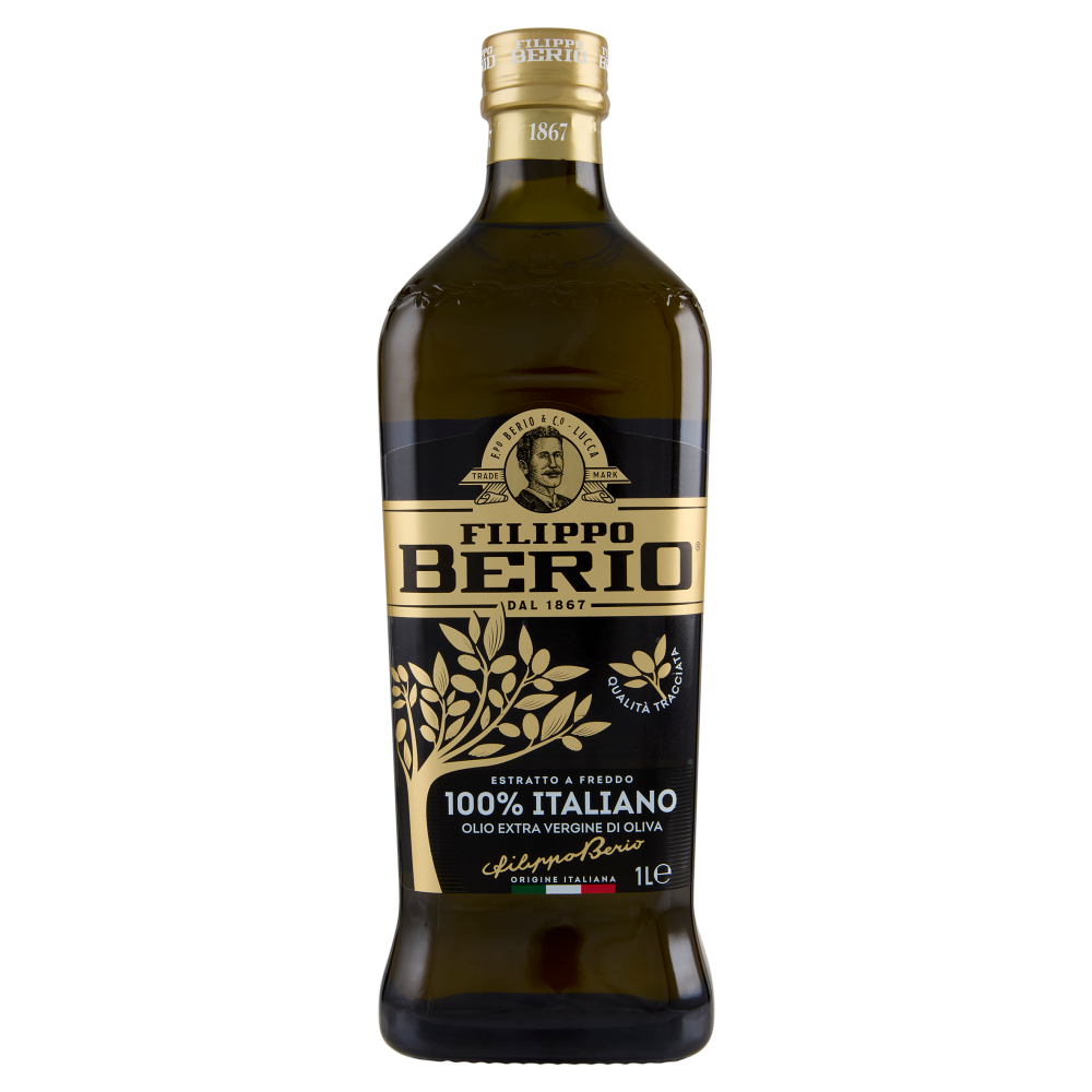 Filippo Berio 100% Italiano Olio Extra Vergine di Oliva 1 L