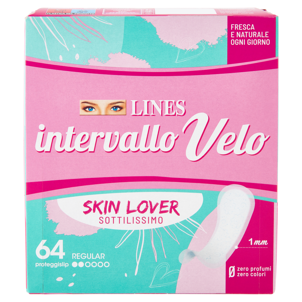 Lines intervallo Velo Skin Lover Regular 64 pz