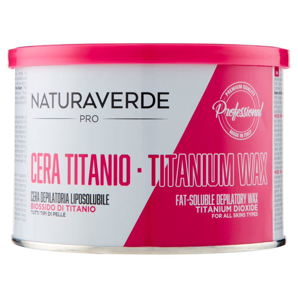 Naturaverde Pro Cera Titanio Cera Depilatoria Liposolubile 400 ml