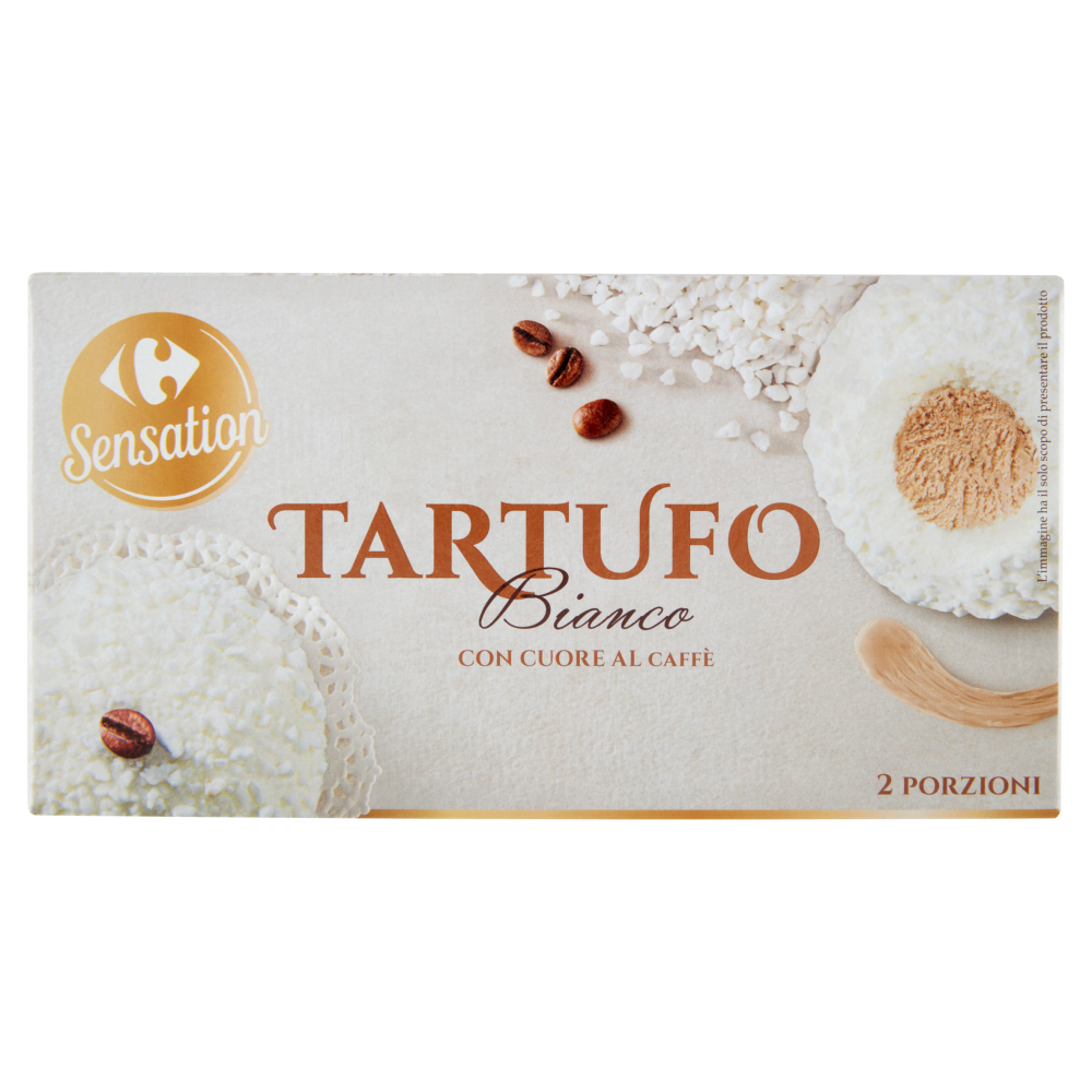 Carrefour Sensation Tartufo Bianco con Cuore al Caffè 2 x 80 g
