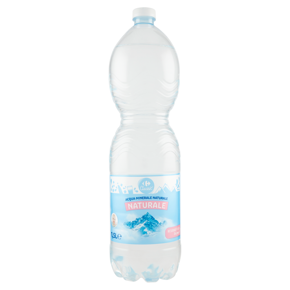 Carrefour Classic Naturale Acqua Minerale Naturale Monviso 1,5 L