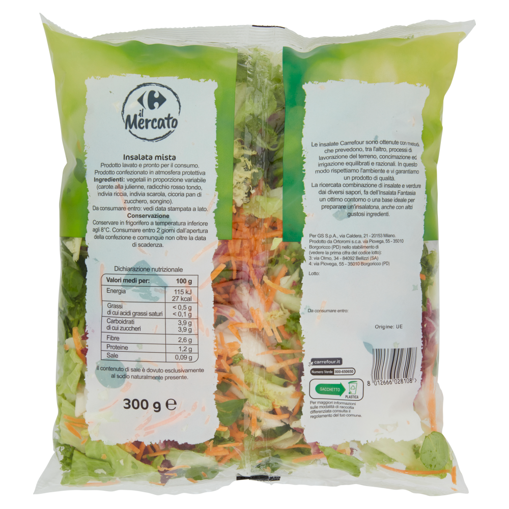 Carrefour il Mercato Insalata Fantasia 300 g