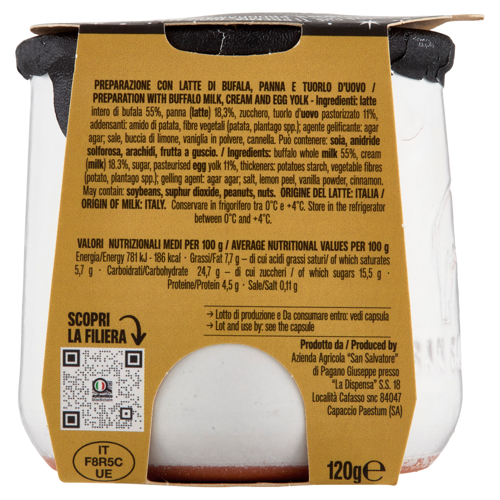 Latteria San Salvatore Dessert Cremoso Crema della Nonna 120 g