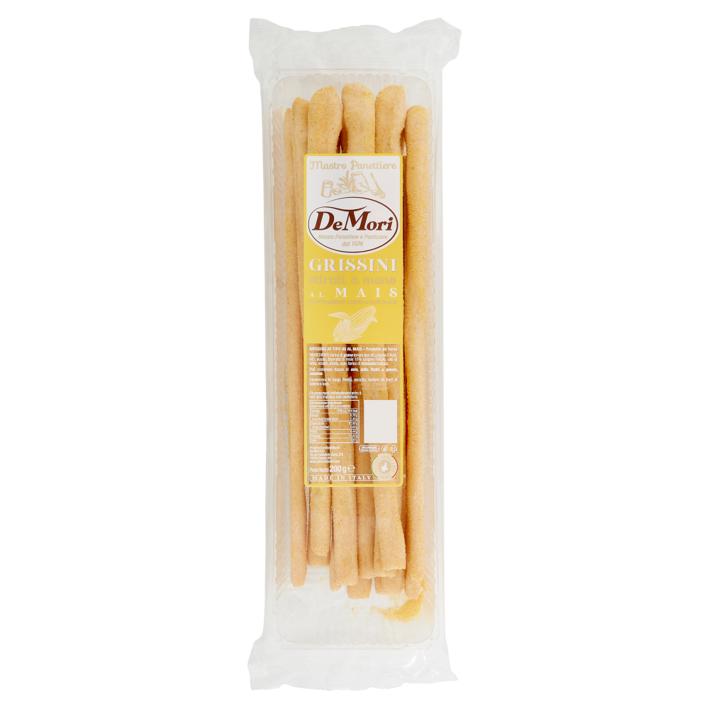 De Mori Grissini stirati a mano al Mais 200 g