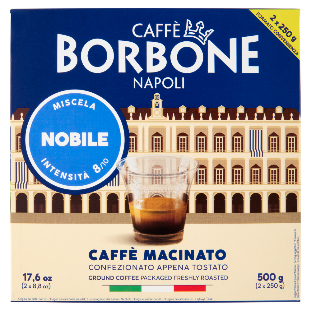 Caff&egrave; Borbone Miscela Nobile Caff&egrave; Macinato 2 x 250 g