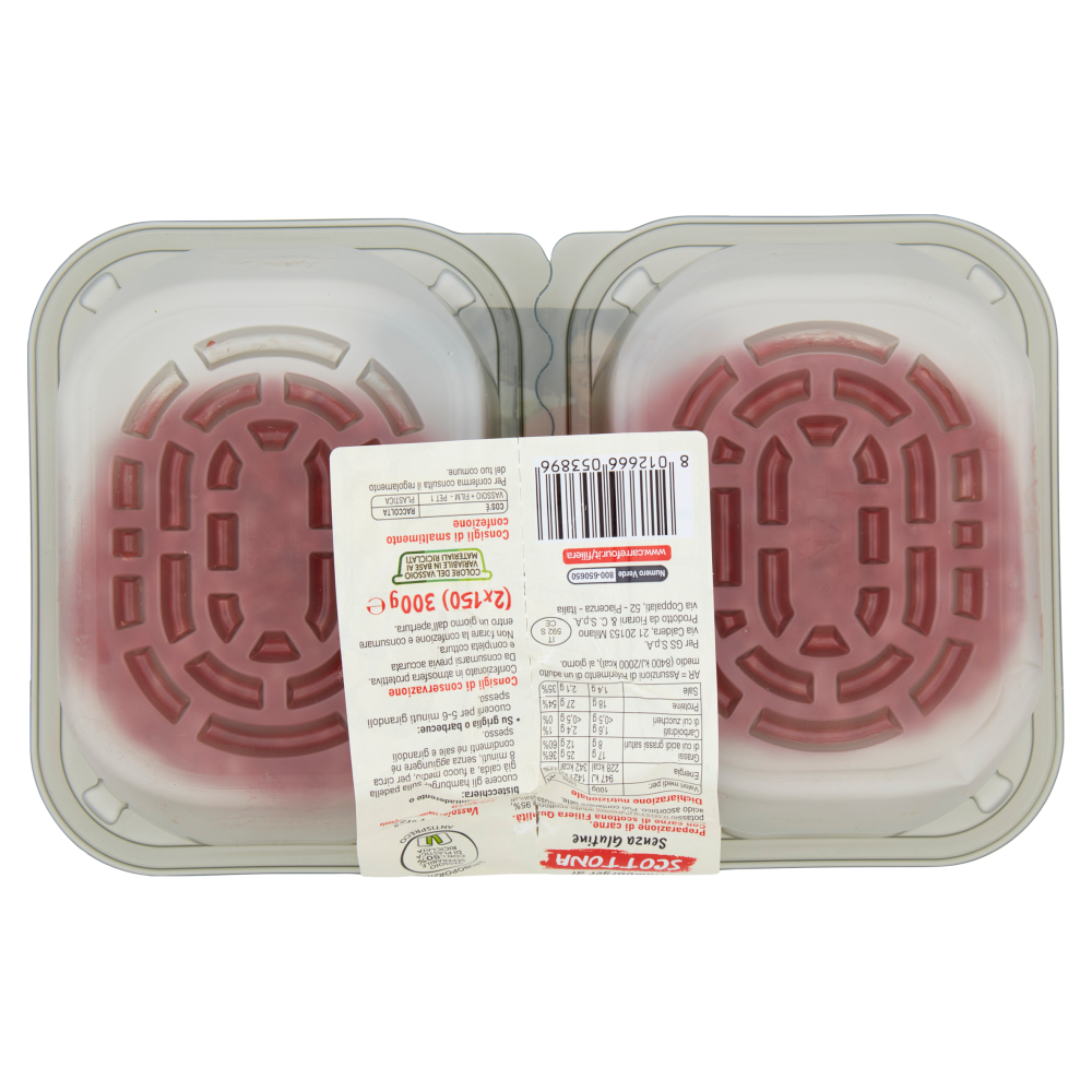 Carrefour il Mercato Hamburger di Scottona 2 x 150 g