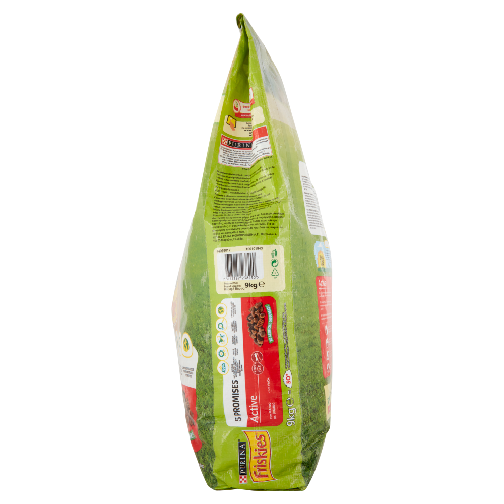 PURINA FRISKIES Cane Active Con Manzo 9 kg