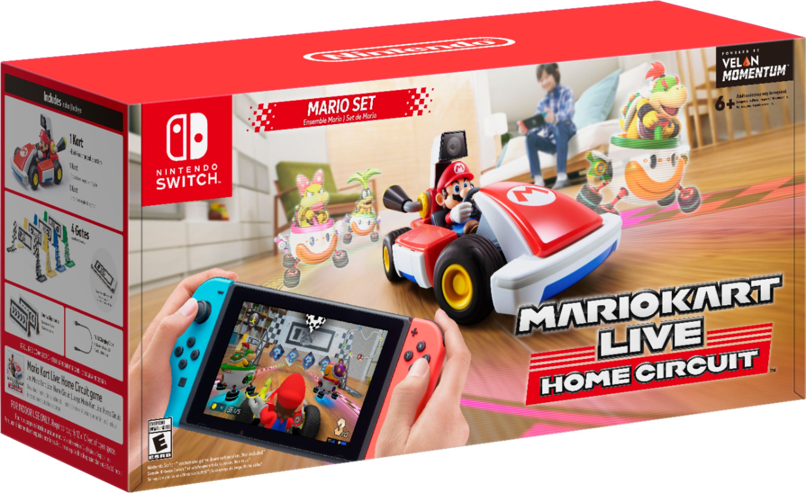 Nintendo Mario Kart Live: Home Circuit Mario Set modellino radiocomandato (RC) Auto Motore elettrico