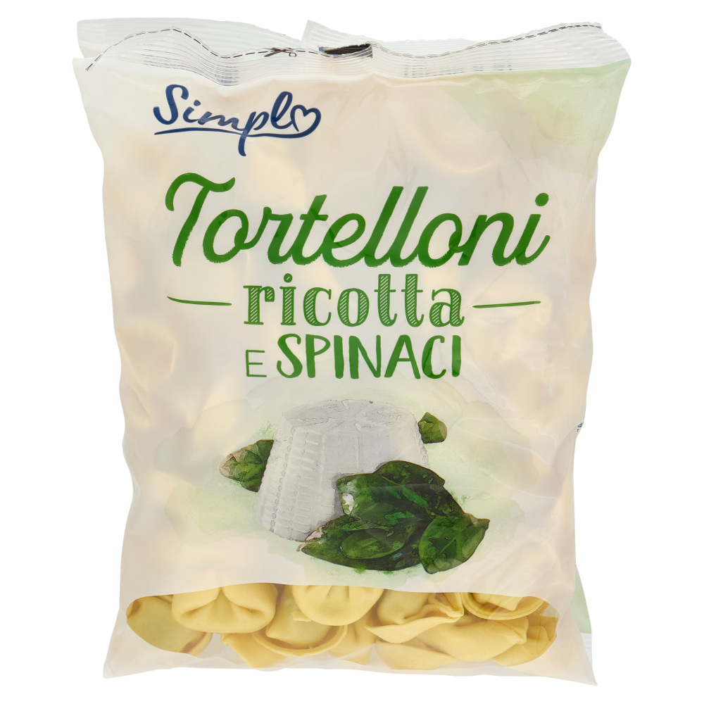 Simpl Tortelloni ricotta e Spinaci 2 x 500 g
