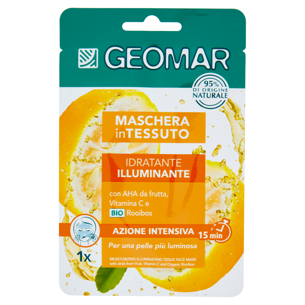 Geomar Maschera in Tessuto Idratante Illuminante 22 mL