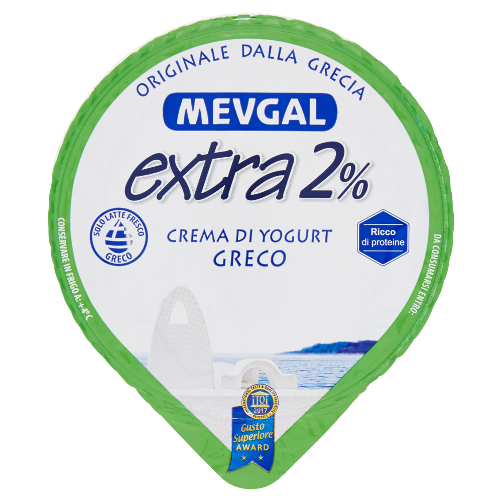Megval extra 2% Crema di Yogurt Greco 150 g