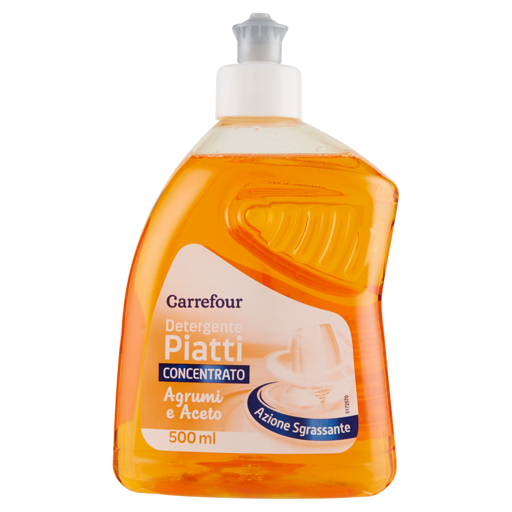 Carrefour Detergente Piatti Concentrato Agrumi e Aceto 500 ml
