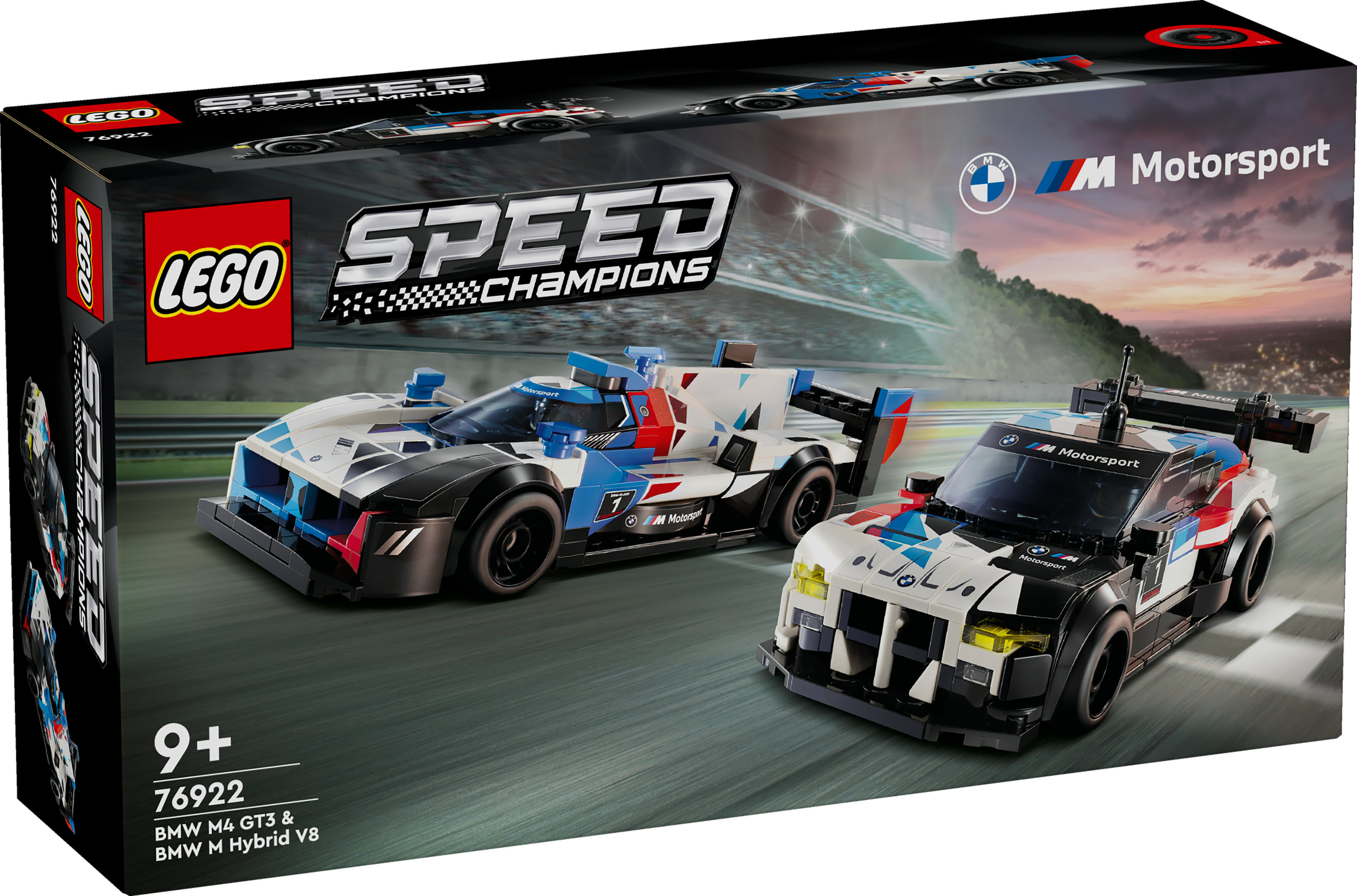 LEGO Speed Champions Auto da corsa BMW M4 GT3 e BMW M Hybrid V8
