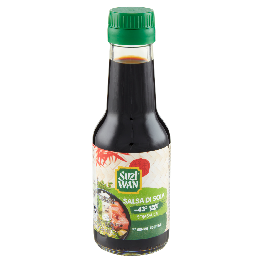 Suzi Wan Salsa di Soia -43% di sale⁽¹⁾143 ml