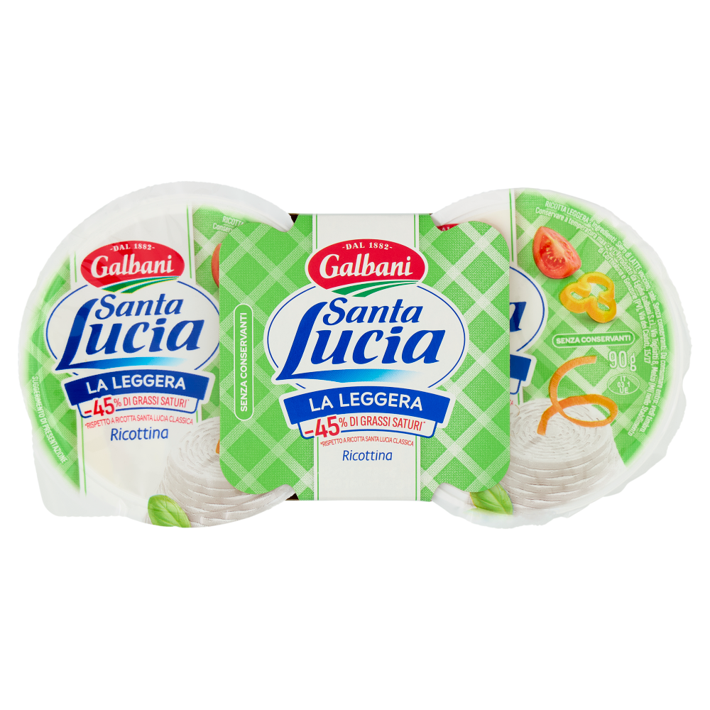 Galbani Santa Lucia Ricottina la Leggera 2 x 90 g