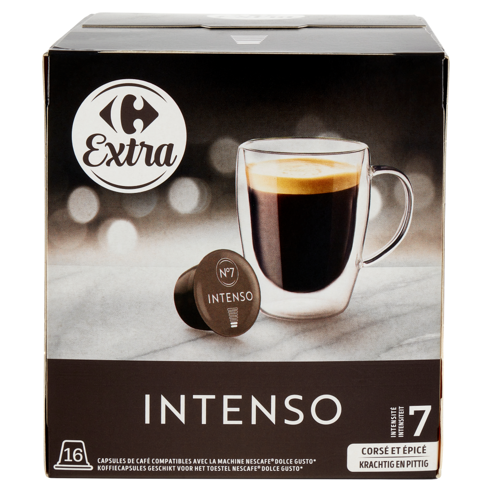 Carrefour Extra Intenso Capsule 16 x 7,5 g