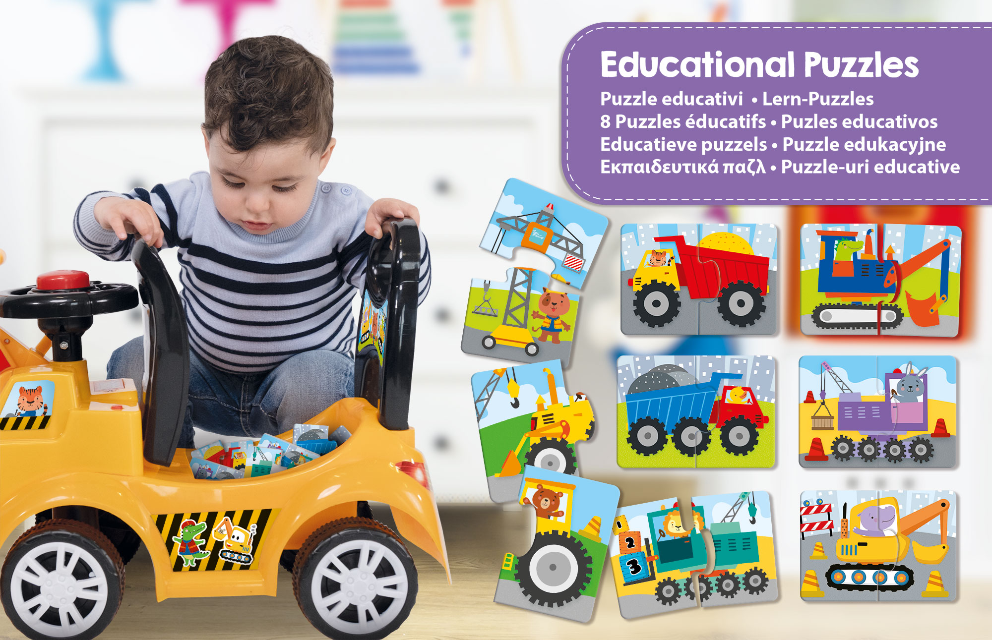 Lisciani 102242 giocattolo a dondolo e cavalcabile Escavatore cavalcabile