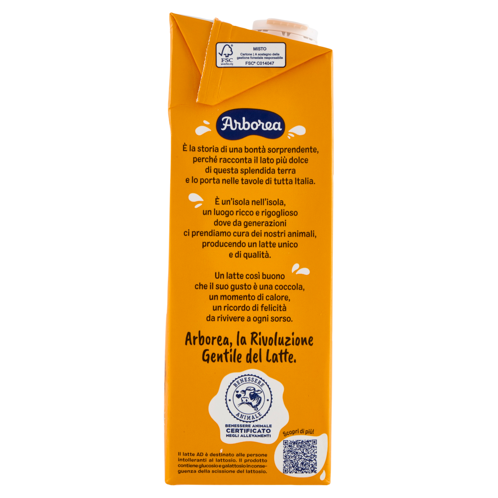 Arborea Ad Latte Parzialmente Scremato ad Alta Digeribilità Senza Lattosio 1000 ml