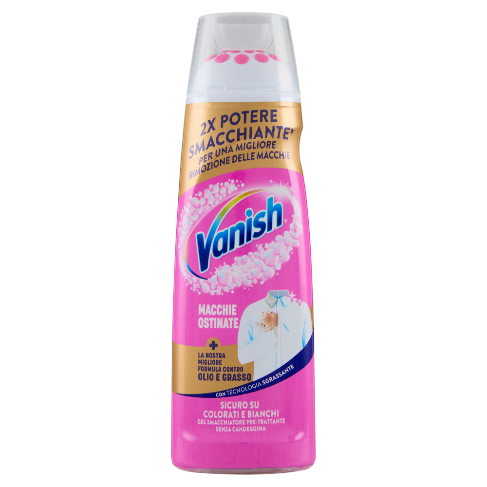 Vanish Gel Smacchiatore Pre-Trattante Senza Candeggina 200 ml