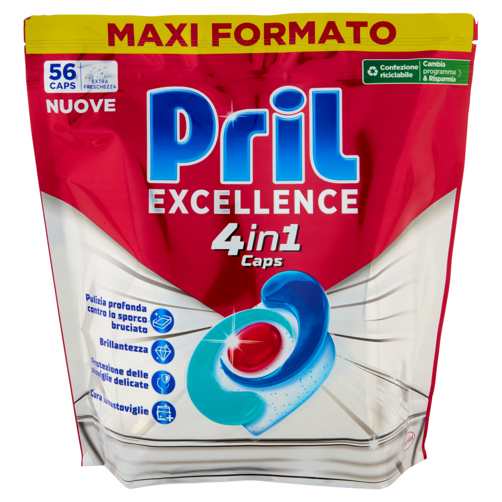 PRIL Excellence 4in1 Caps 56pz (1013,6g)