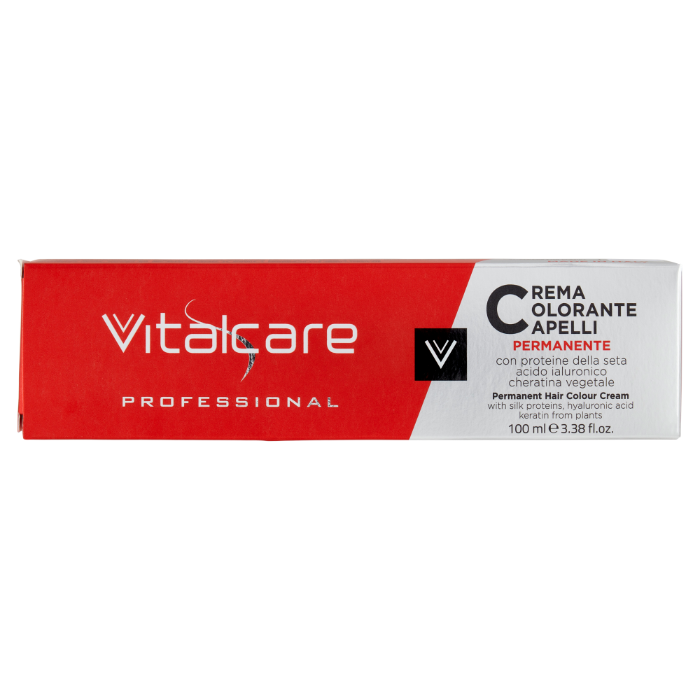 Vitalcare Professional Crema Colorante Capelli Permanente 3/00 Castano Scuro 100 ml
