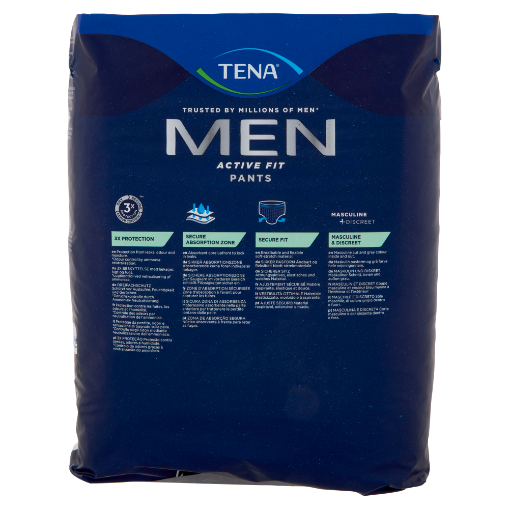 Tena Men Active Fit Pants Normal L/XL 8 pz