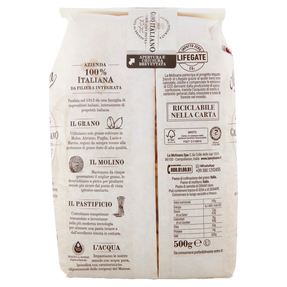 La Molisana 34 Succhietti 500 g