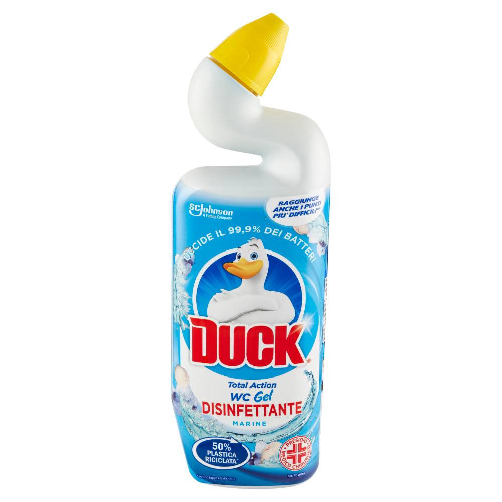 Duck WC Gel Disinfettante - Liquido per WC, Fragranza Marine, 750ml