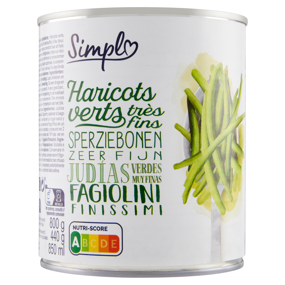 Simpl Fagiolini Finissimi 800 g