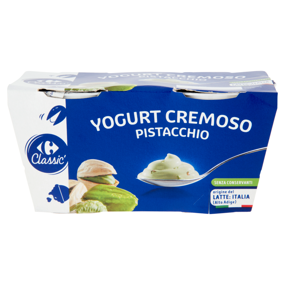 Carrefour Classic Yogurt Cremoso Pistacchio 2 x 125 g