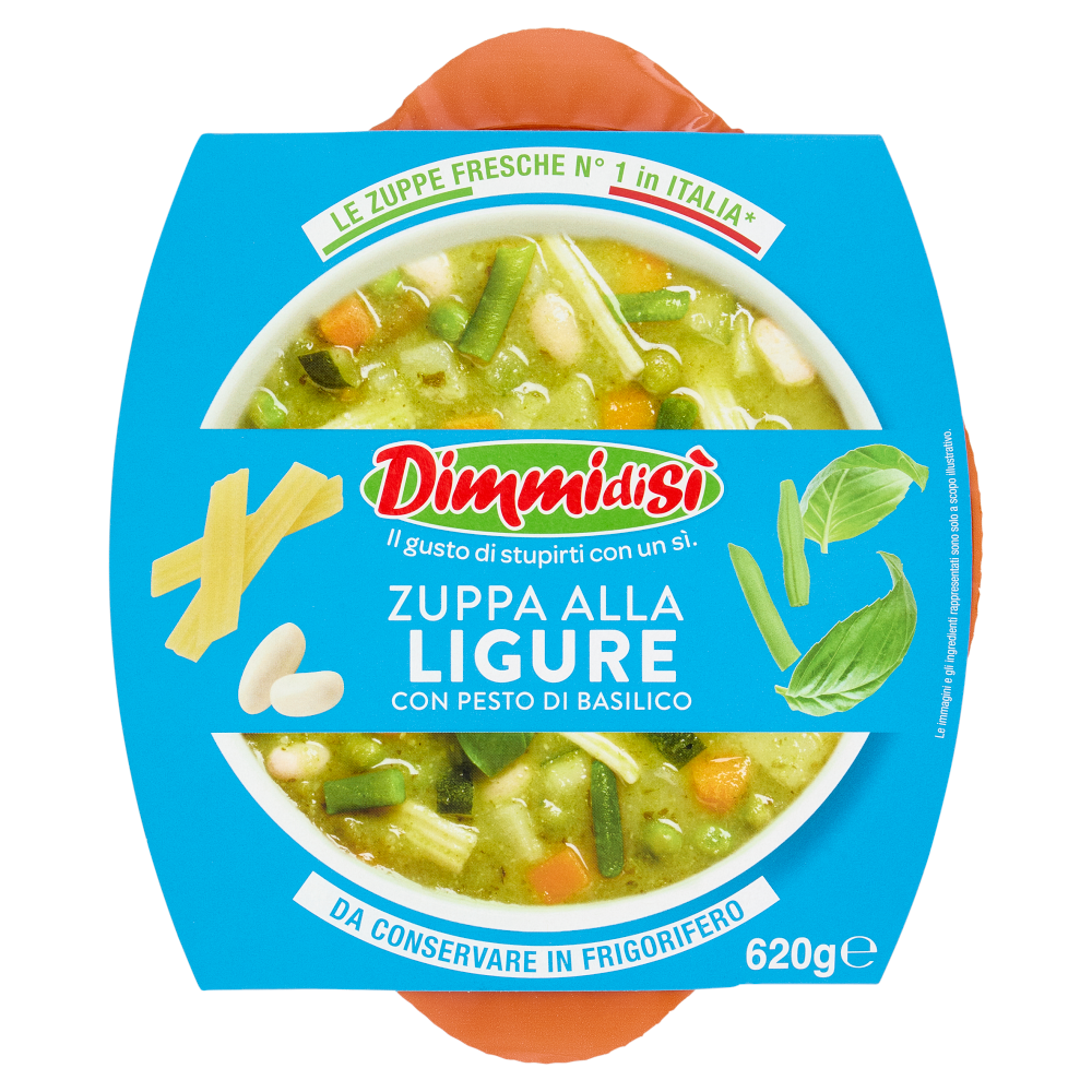 DimmidiSì Zuppa alla Ligure con Pesto di Basilico 620 g