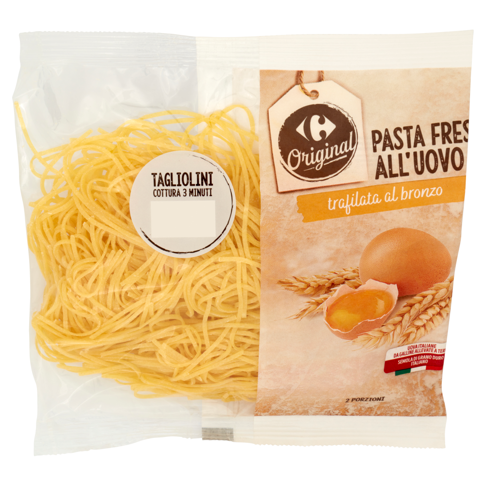 Carrefour Original Pasta Fresca all'Uovo Tagliolini 250 g