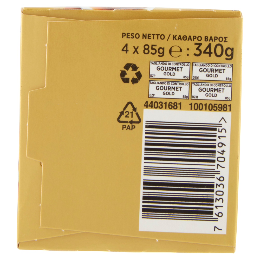 PURINA GOURMET Gold Delizie in Salsa Pollo / Manzo 4x85g