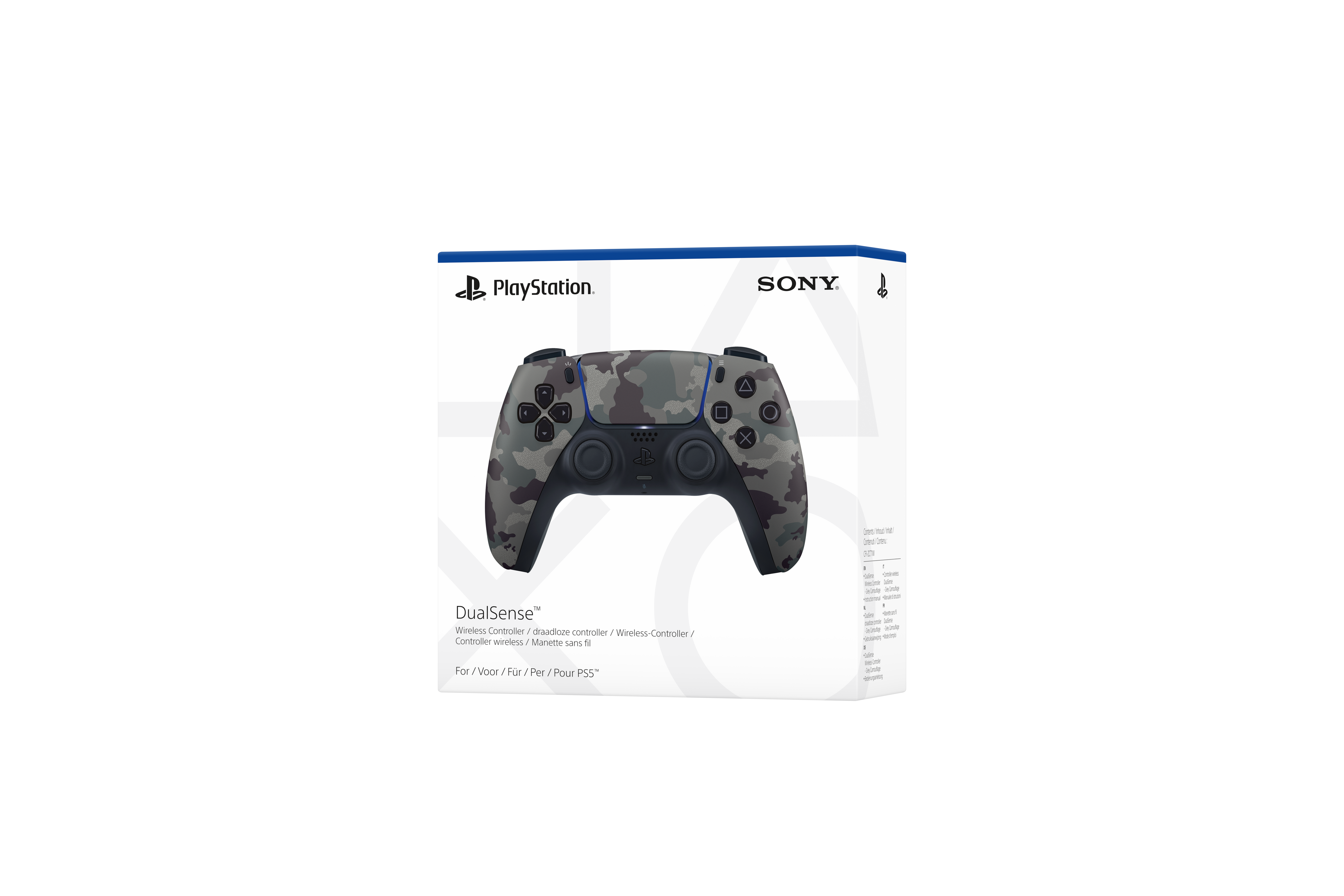 Sony DualSense V2 Mimetico, Grigio Bluetooth Gamepad Analogico/Digitale Android, MAC, PC, PlayStation 5, iOS