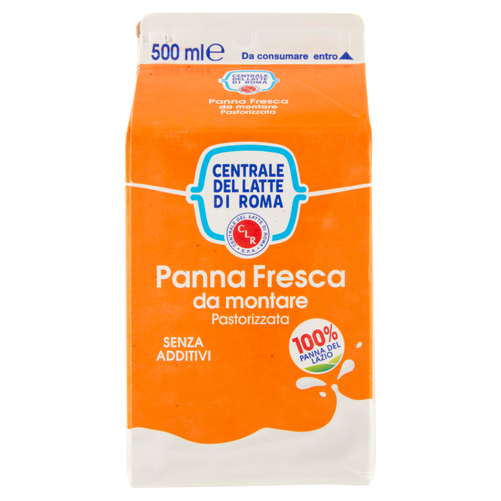 Centrale del Latte di Roma Panna Fresca da montare Pastorizzata 500 ml