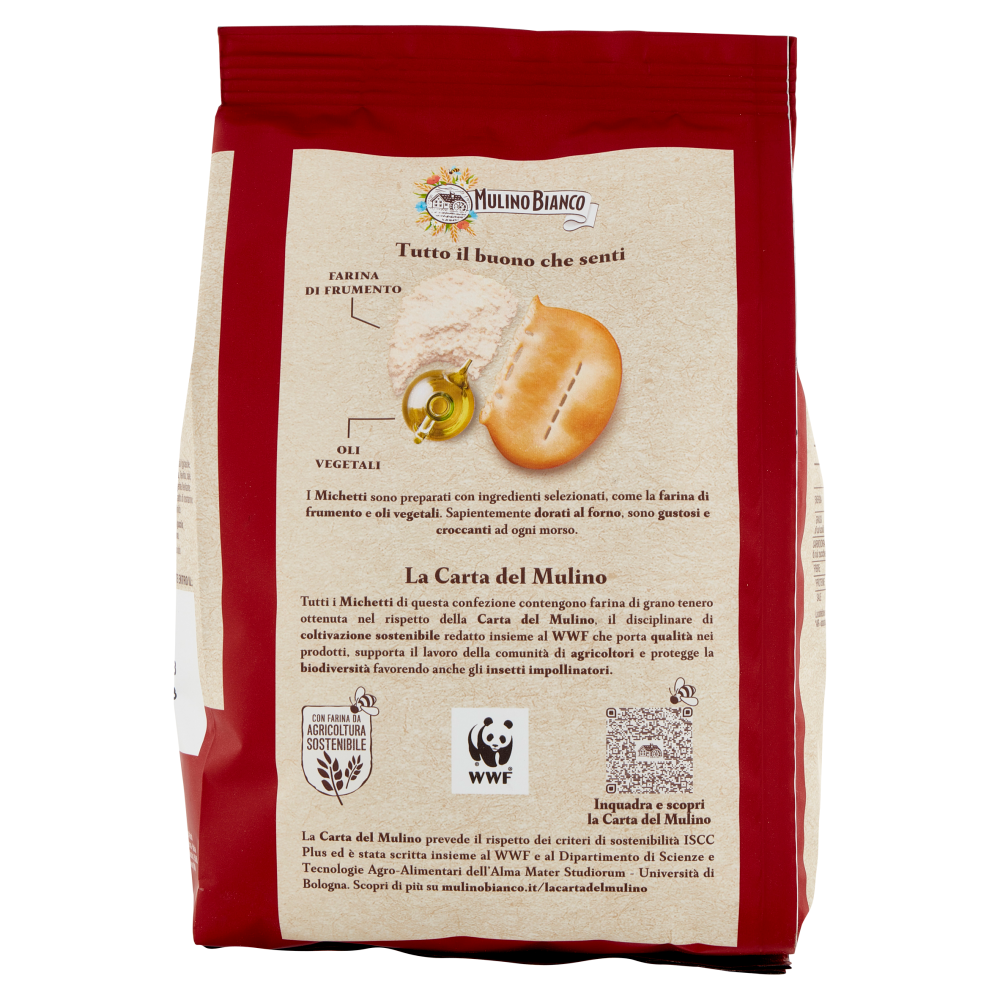 Mulino Bianco Michetti Pani Croccanti con Farina Sostenibile 295g