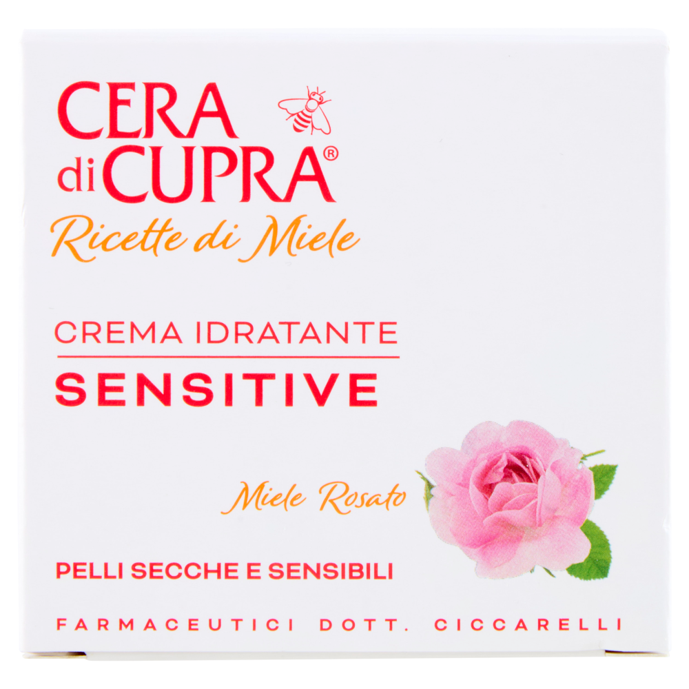 Cera di Cupra Ricette di Miele Crema Idratante Sensitive Pelli Secche e Sensibili 50 ml