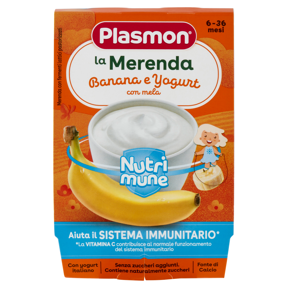 Plasmon la Merenda Banana e Yogurt Nutri mune 240 g