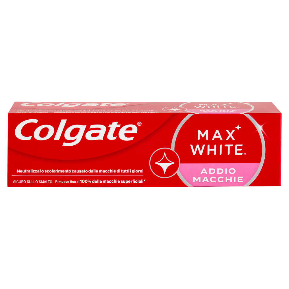 Colgate dentifricio sbiancante Max White Addio Macchie 75ml