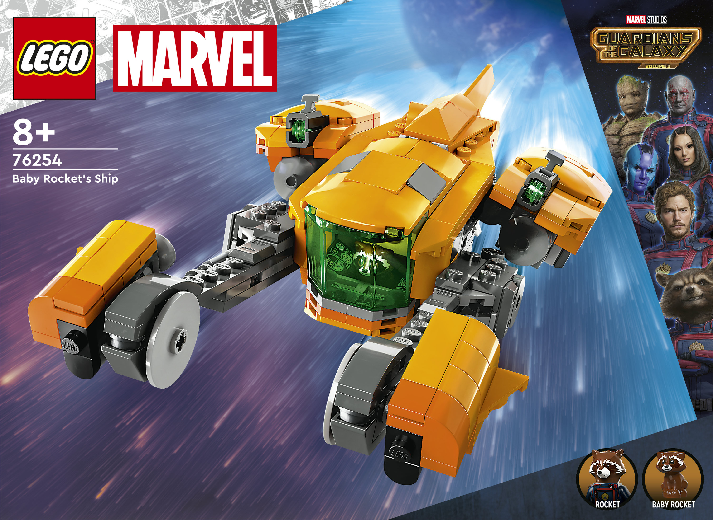 LEGO Marvel Super Heroes Astronave di Baby Rocket