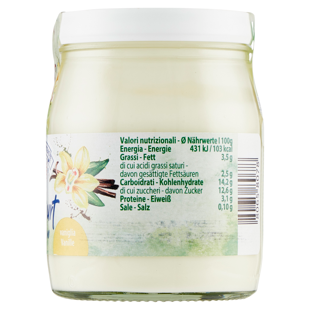 Sterzing Vipiteno bio yogurt da latte fieno vaniglia 150 g