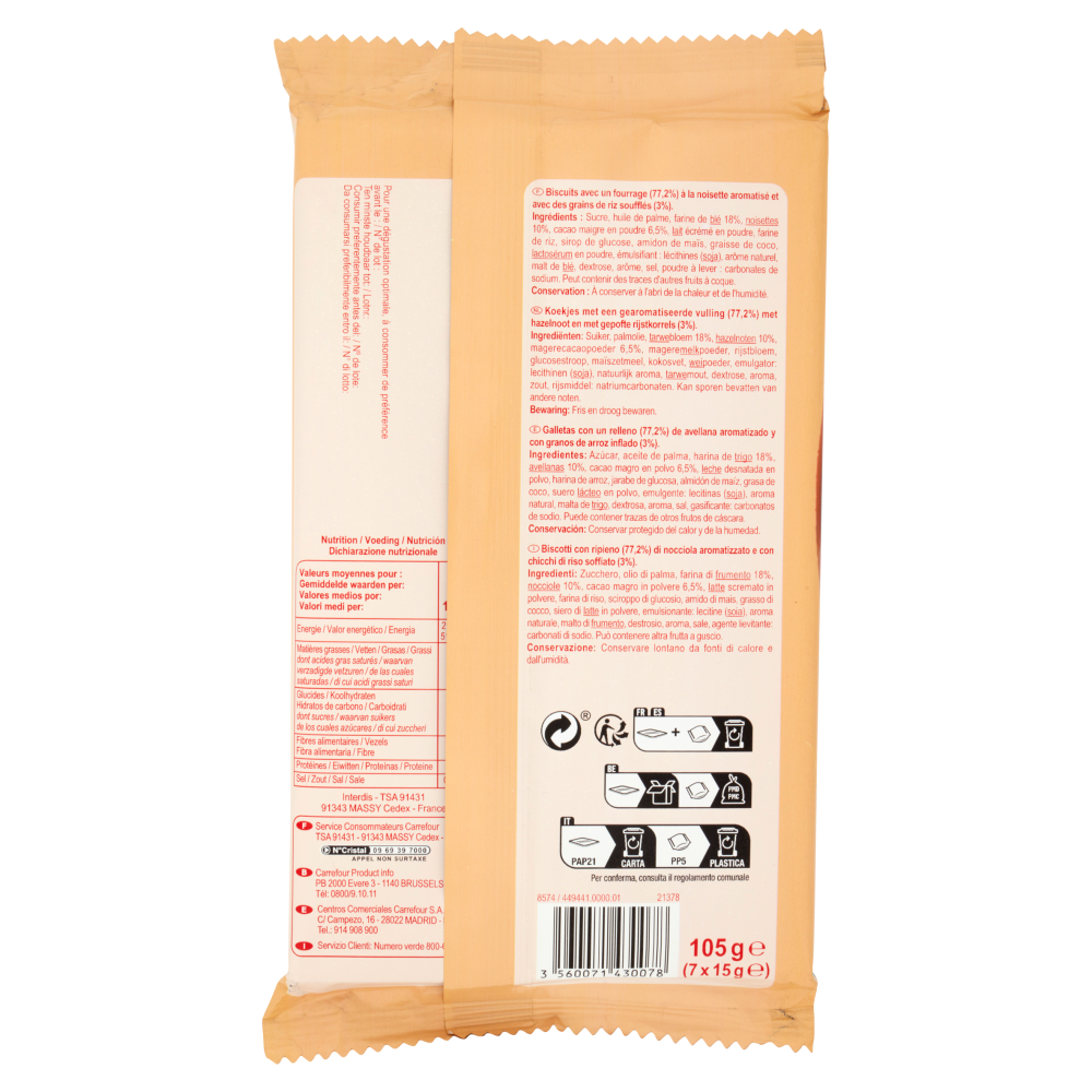 Carrefour Sensation Crok'n'Go 7 x 15 g