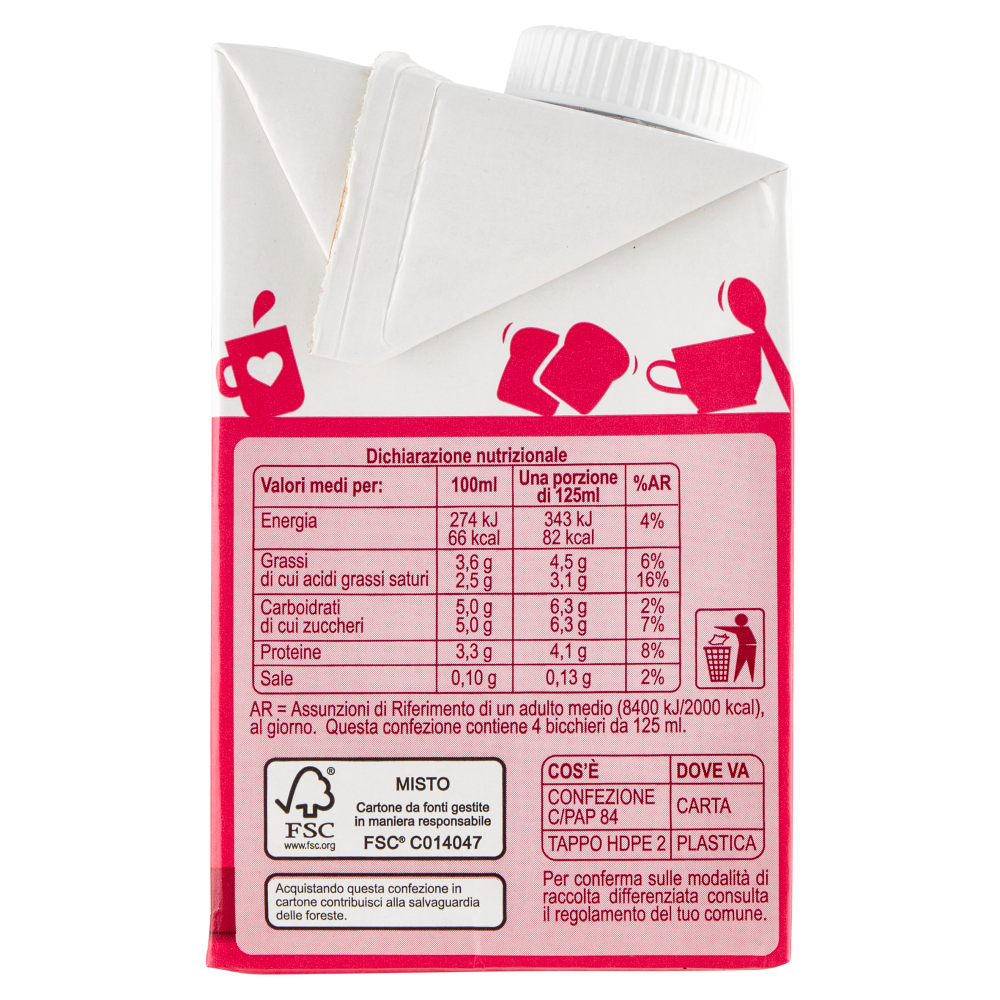 Carrefour Classic Latte UHT Intero Microfiltrato 500 ml