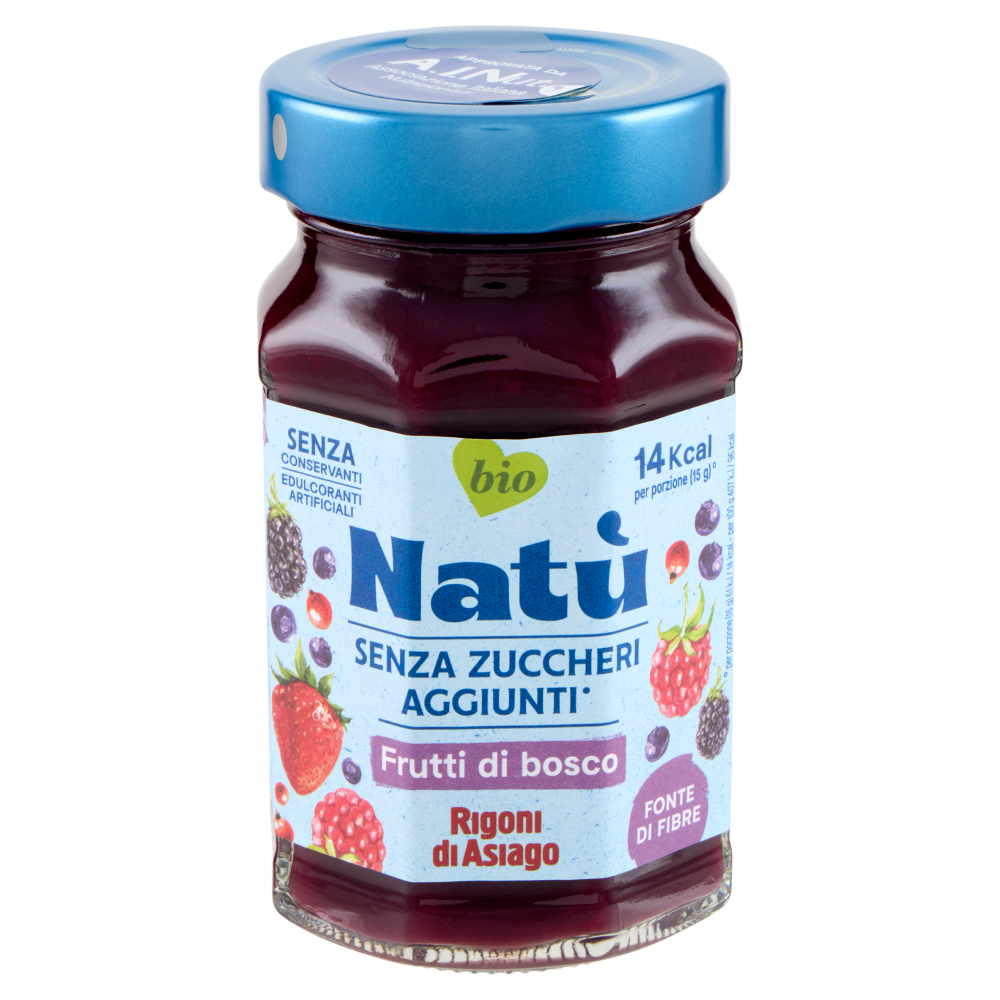 Rigoni di Asiago Nat&ugrave; Senza Zuccheri Aggiunti&deg; Frutti di bosco bio 240 g